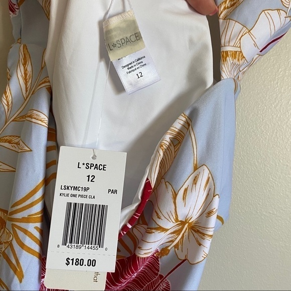 Nwt L*SPACE Kylie One Piece Paradise Classic Swimsuit 12 - Picture 12 of 13